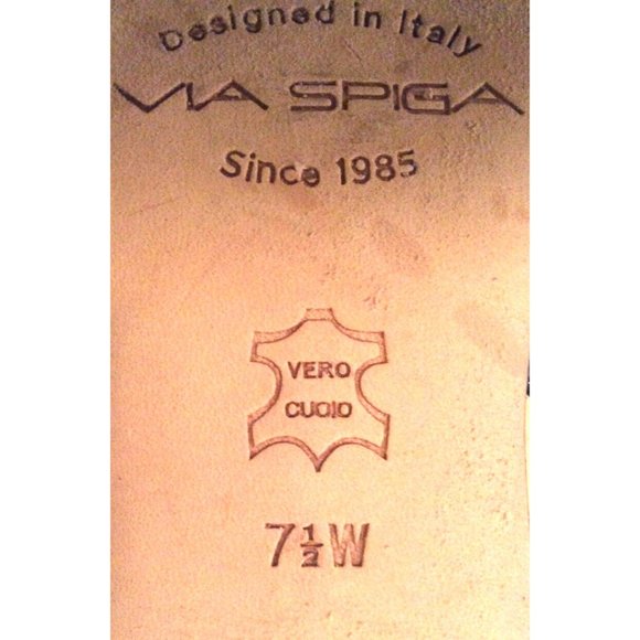 VIA SPIGA CUCIO Black Patent Leather Slingback Kitten Loafer US7.5 EUC! $279 - Picture 2 of 9